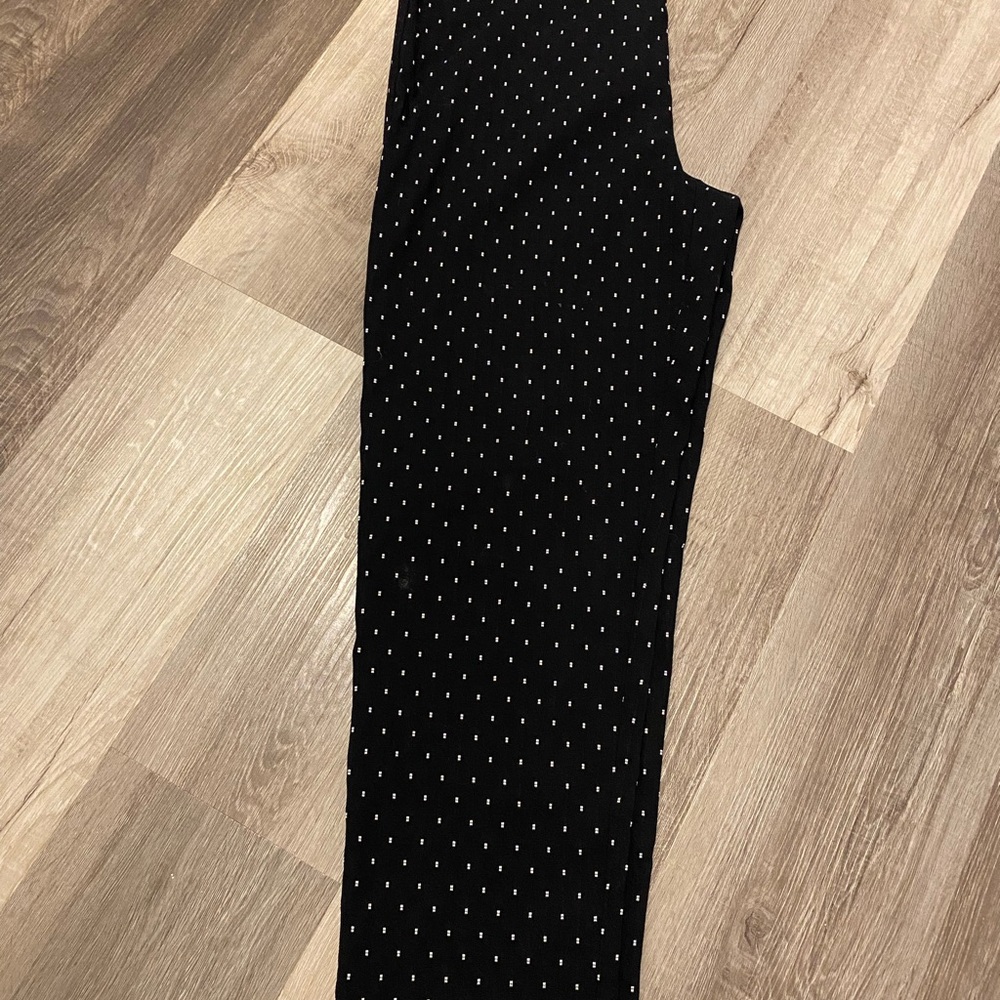 Black and White Patterned Pants